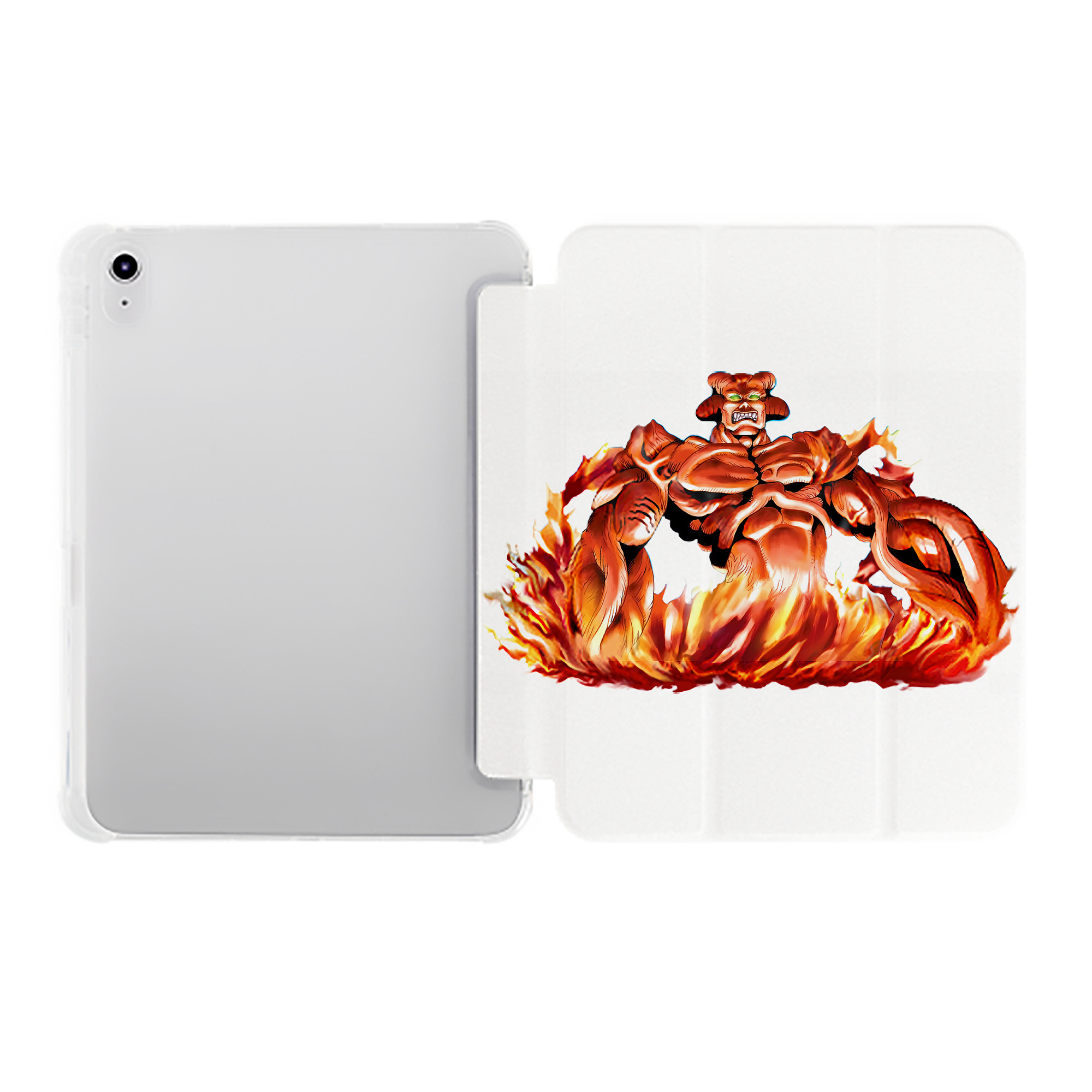 （画像用） 遊☆戯☆王 Yu-Gi-Oh! IPad ケース ペン収納付き 三つ折りスタンド PUレザー×シリコン 対応機種9.5/10.5/10.9インチ